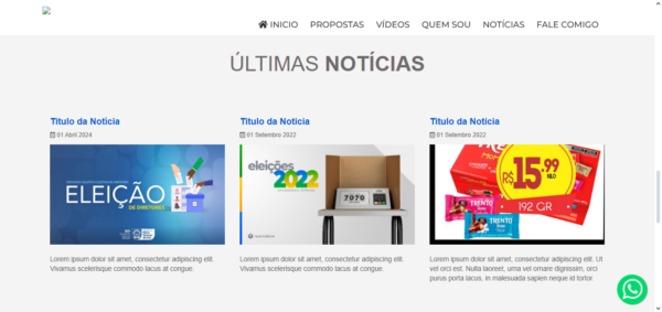 Site do politico pronto em PHP - Imagem 5