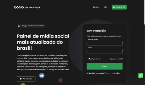 Painel SMM com PIX Automático