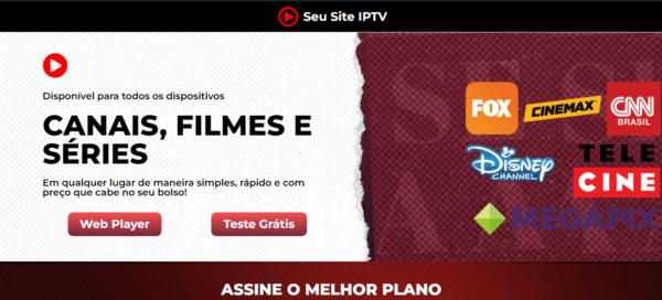 Site para venda de IPTV - 2025
