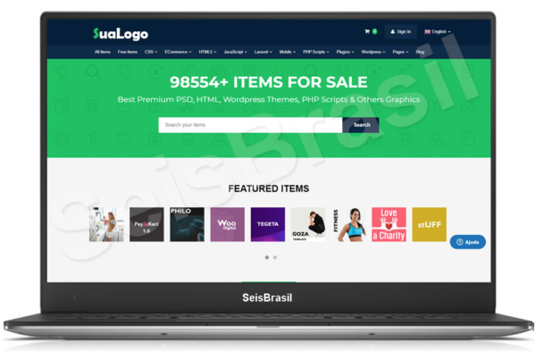 Script PHP - Loja de Produtos Digitais Multi Vendedor