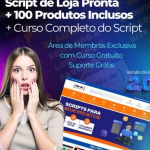 Script de Loja Pronta +100 Produtos inclusos