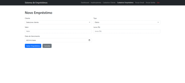 sistema para controle de empréstimos agiotas - Imagem 5